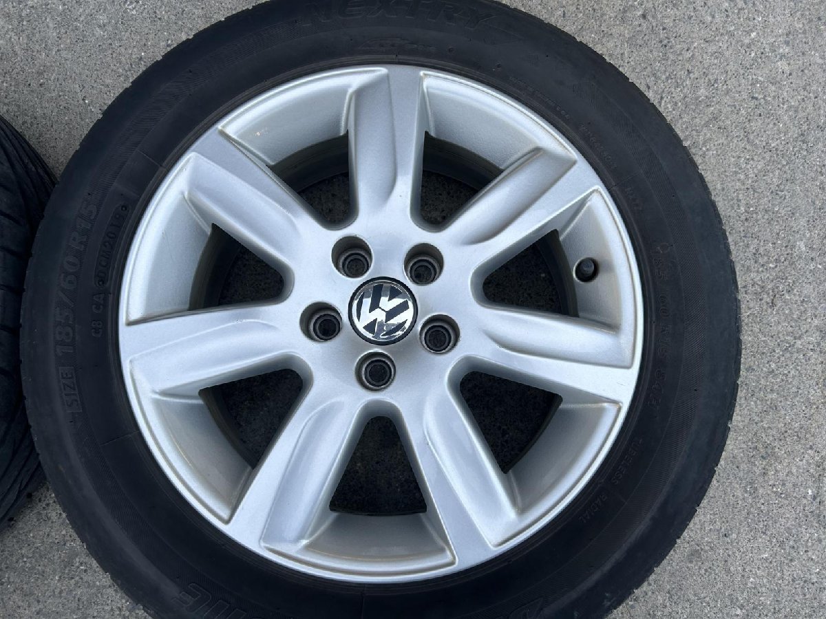 230404-タ4 VW ポロ 6R系 純正ホイール 185/60R15 スクラップ価格より 