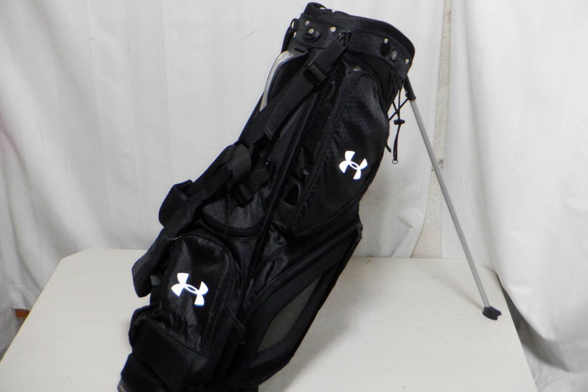 UNDER ARMOUR 9.0型★中古★14分割 軽量 アスリートスタンドモデル（BK）【15】