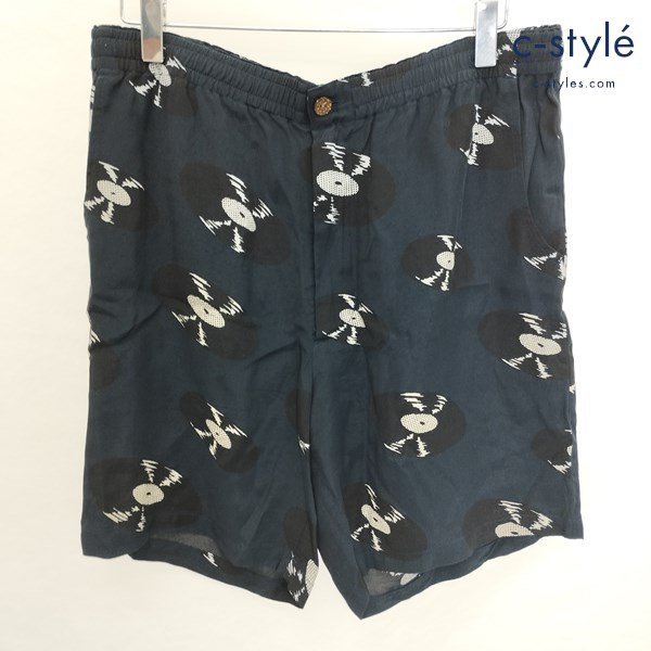 ワコマリアレコード柄ショートパンツ