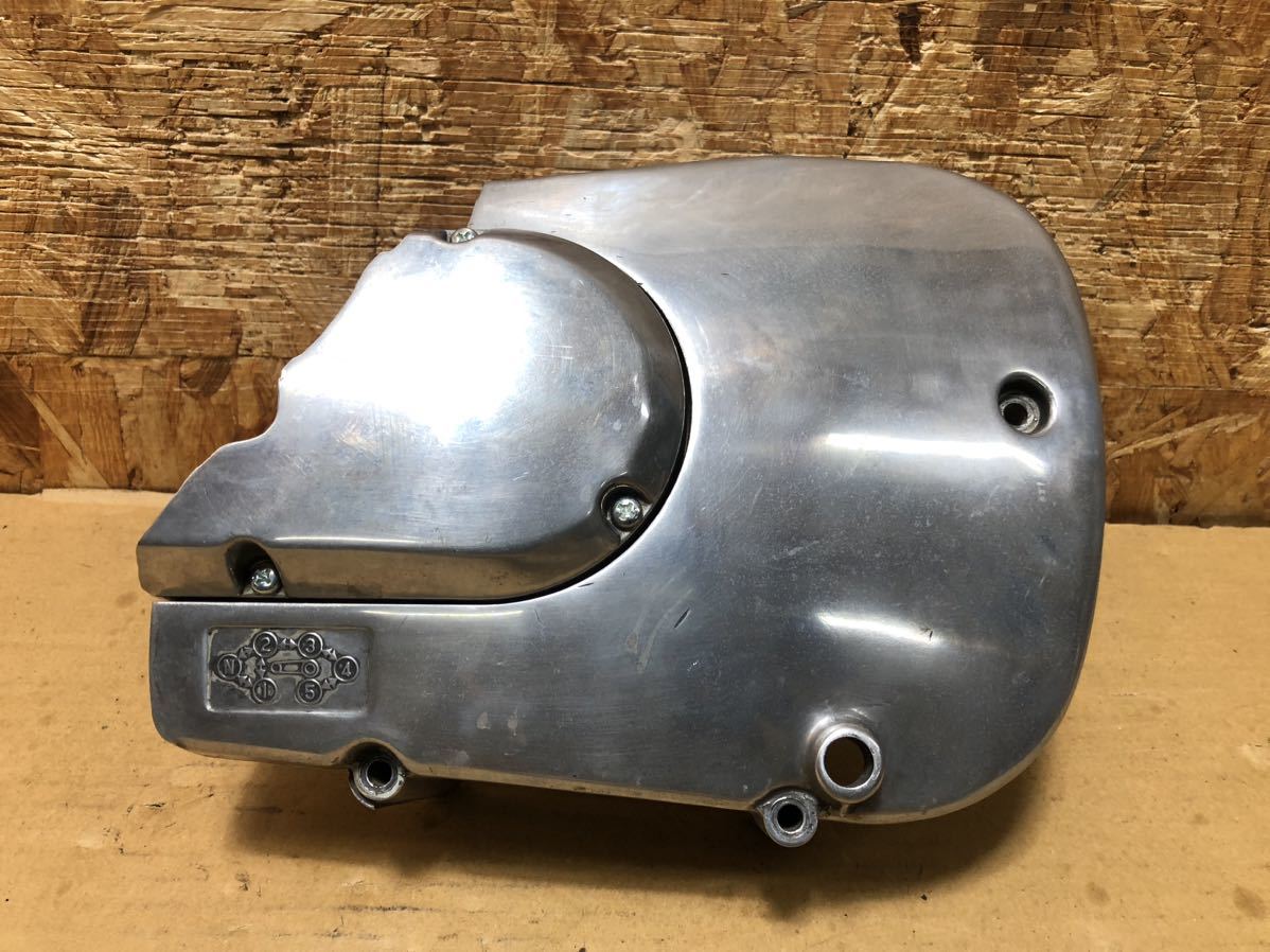 C13# 64 GS750 スプロケカバー スプロケットカバー クラッチ レリーズ