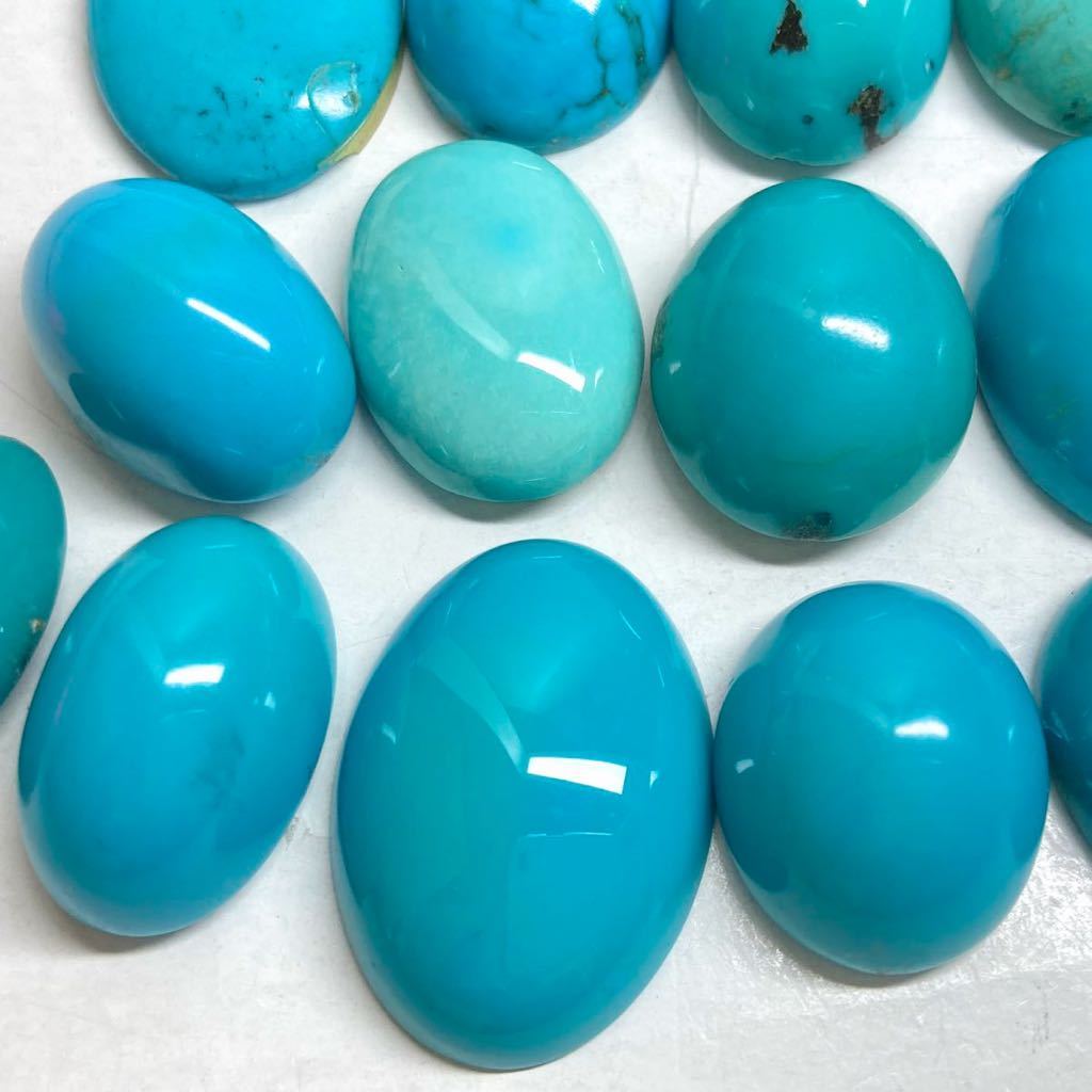 ●天然トルコ石13点おまとめ 200ct● a ルース 裸石 宝石 ジュエリー ターコイズ jewelry turquoise DA6 