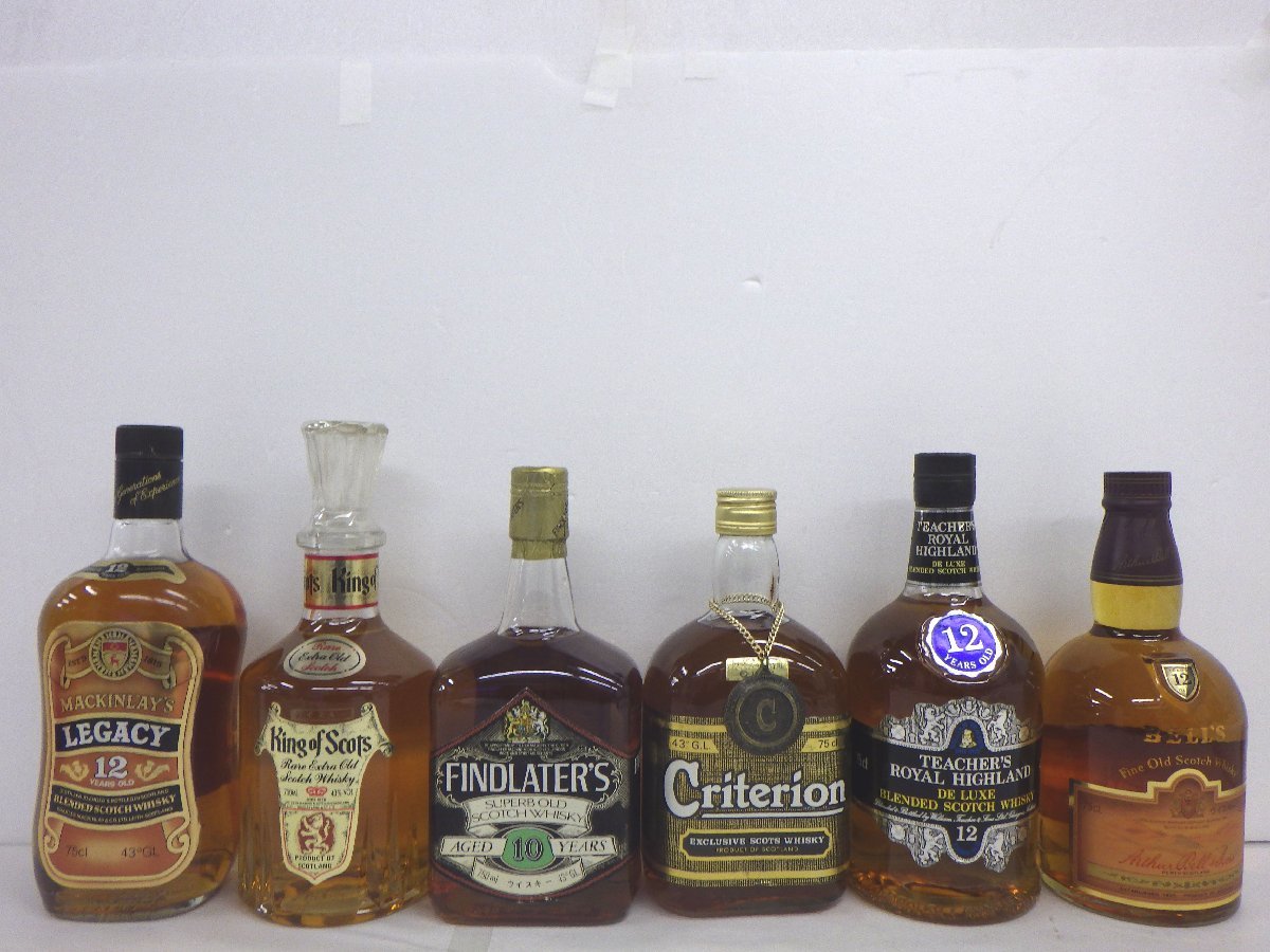 FINDLATER'S フィンドレイター 古酒 40％ 700ml ○古酒○フィンドレイター&frasl;ウィスキー&frasl;FINDLATER'S&frasl;750ml 古酒 未開栓 6本セット LEGACY FINDLATER'S Criterion BEEL'S TEACHER'S 等 SCOTCH スコッチ ウイスキー 700-750ml 43％ 特級×1 L25433szH
