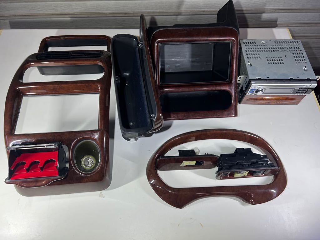 ムーヴ L902S オーディオパネル 木目調 ウッドパネル ダイハツ 2DIN 