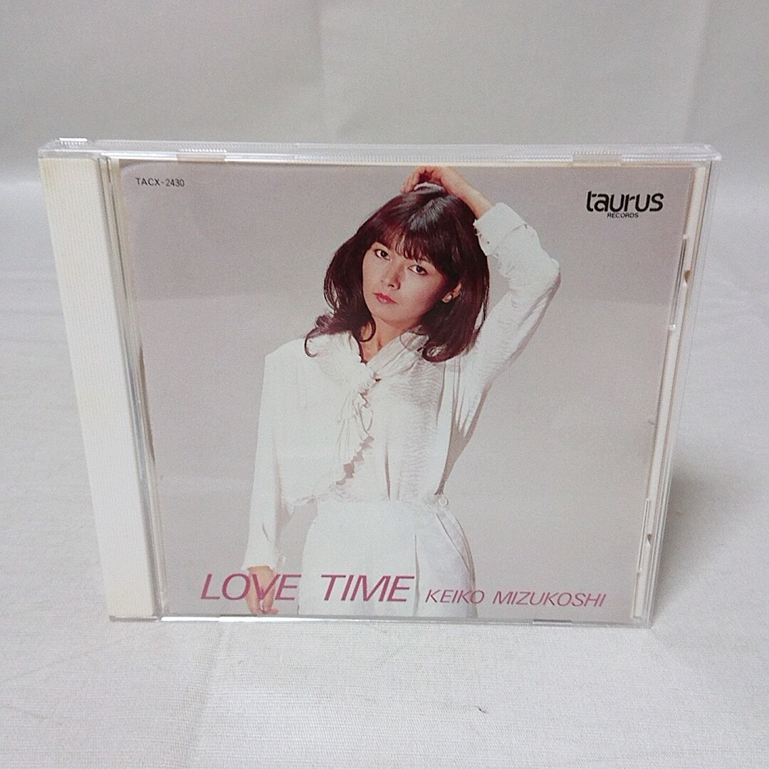 邦楽 CD 水越恵子 / LOVE TIME TACX-2430 (廃盤)【管 35 】 LOVE