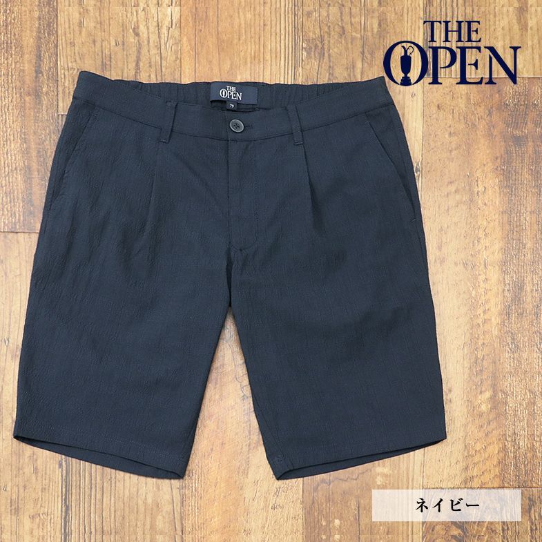 1円/春夏/THE OPEN/82cm/ハーフ パンツ ベタつき防止 COOL MAX 伸縮