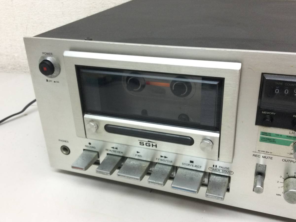 AD-L400 カセットデッキ - ステレオカセットデッキ ジャンク品 AIWA アイワ AD-L400 ステレオカセットデッキ オーディオ機器