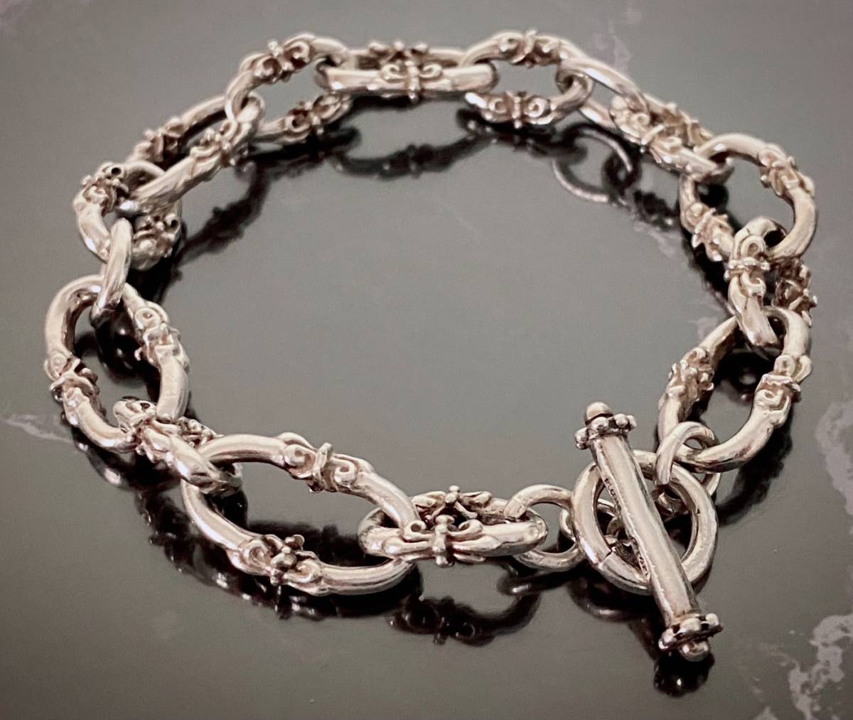 LAVER ブレスレット TAXCO SV925 8mm 20cm LAVER ブレスレット TAXCO