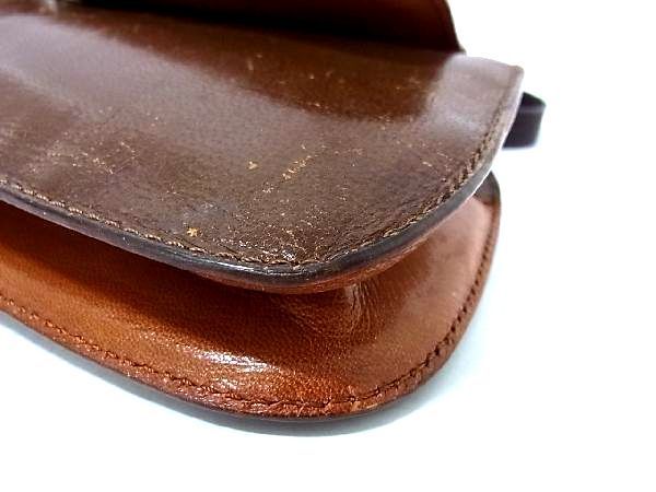1円 BOTTEGA VENETA ボッテガヴェネタ レザー クロスボディ ショルダー