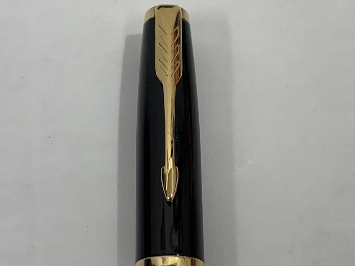 GY-2326TY】PARKER パーカー EST.1888 ブラック×ゴールド系 万年筆