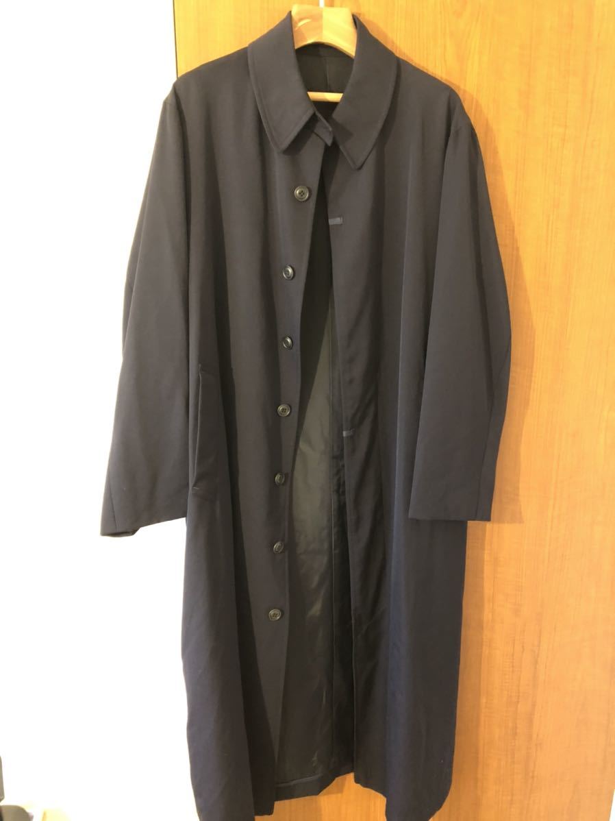 【Y's】【ヨウジヤマモト】上質　ウール　オーバーサイズ　ステンカラー　ロング　コート【Yohji Yamamoto】【Y-3】【Y's for men】
