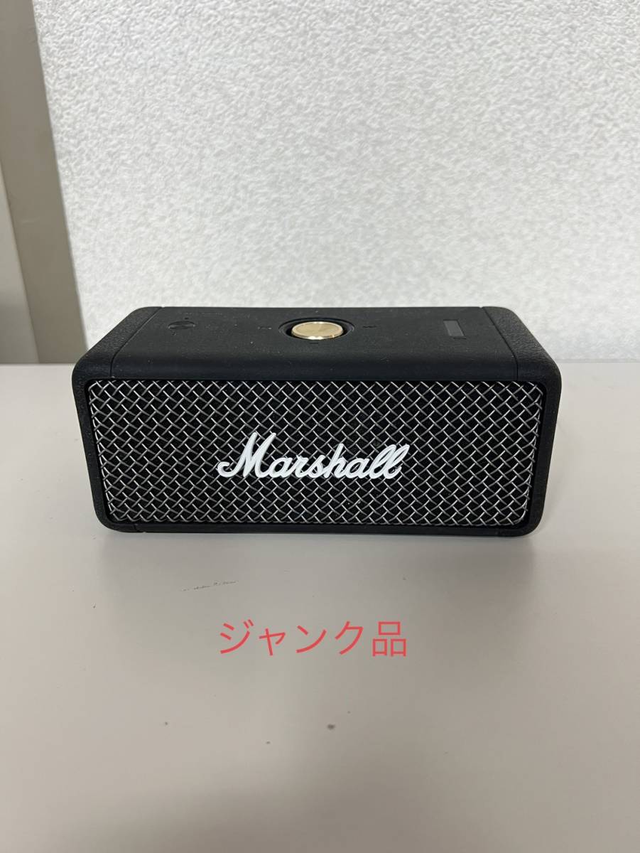 １円スタート ジャンク品 マーシャル MARSHALL EMBERTON BLACK BLUETOOTH SPEAKER