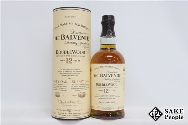 ◇1円～ ザ・バルヴェニー ダブルウッド 12年 シングルモルト 700ml 40