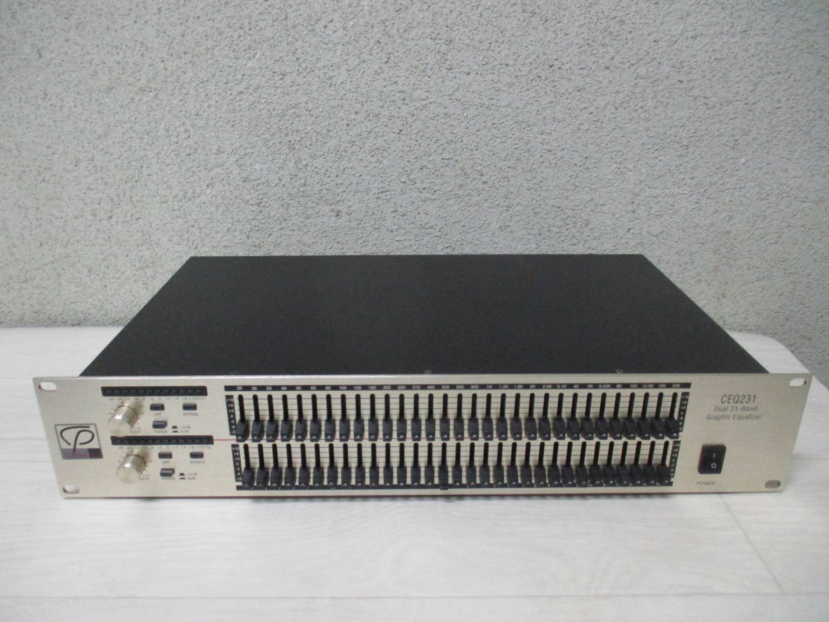 ◇◇Classic Pro CEQ231 Dual 31 Band Graphic Equalizer グラフィック 