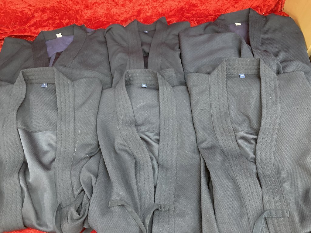 11-537 ◎I 剣道具 剣道着 剣道衣 まとめ売り 6点セット ジャージ生地 1.5～4Lサイズ　店頭展示品