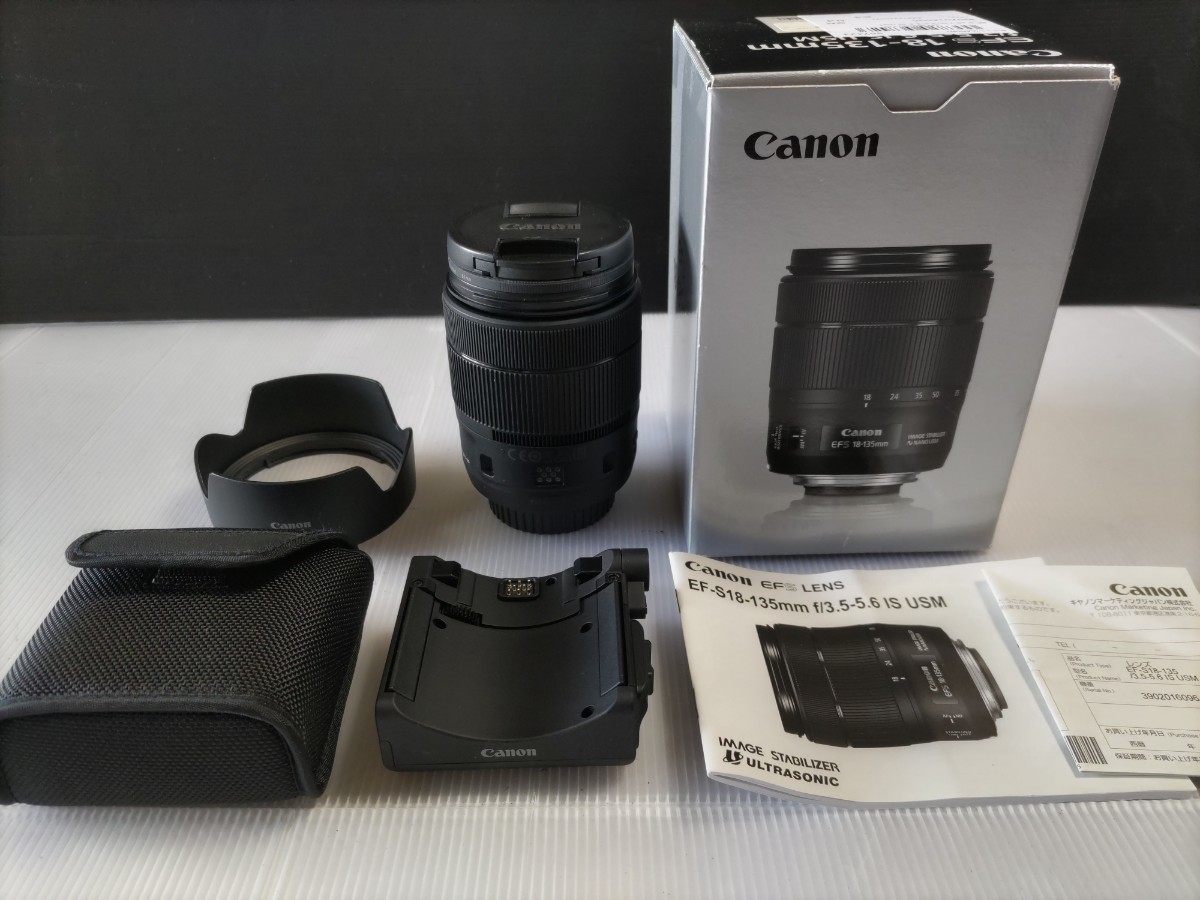 キャノンCanon EF-S18-135 f/3.5-5.6USM PZ-E1パワーズームアダブター動画撮影用セット未使用品