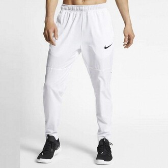NIKE ホワイト トレーニングパンツ Nike Dri-FIT 超軽量通気性抜群 トレーニングパンツ サイズ XL Dri-FIT