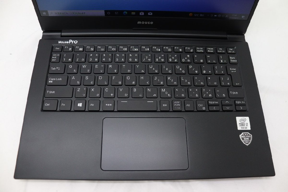 N0412◎1円【i7第10世代】Mouse computer / MPro-NB410Z / CPU：core