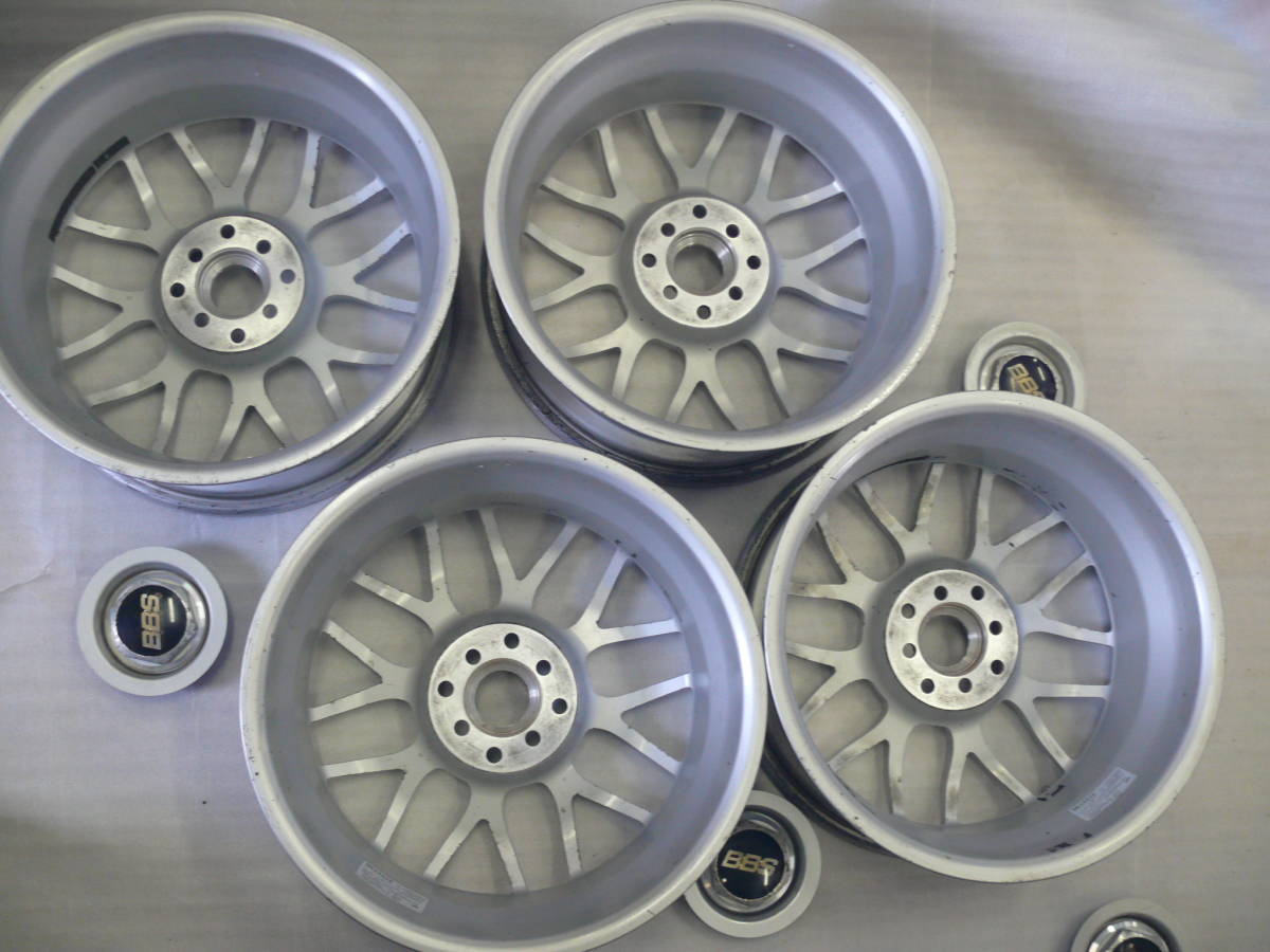 BBS WISER RG207 17X7J et38 マルチPCD 4H 100 4H 114 4本セット 