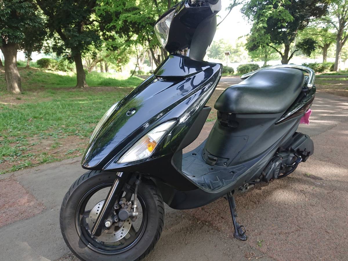 即日発送可 スズキ アドレスV125S CF4MA 黒 都内杉並から ナンバー取得