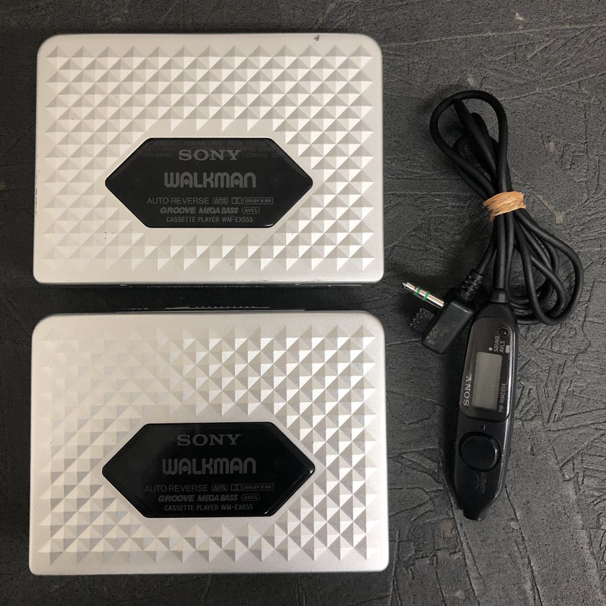 WM-EX655 ポータブルMDプレーヤー SONY WALKMAN WM-EX655 ポータブルMDプレーヤー 2台 SONY ウォークマン