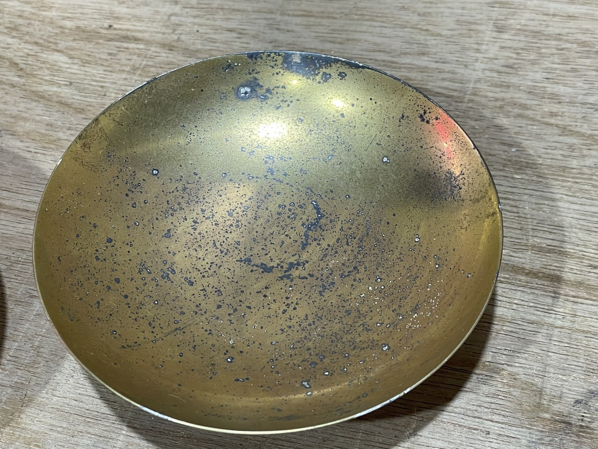 22－18 純銀製 純銀盃 純銀杯 酒器 K24GP 2点セット 約188g 長期 