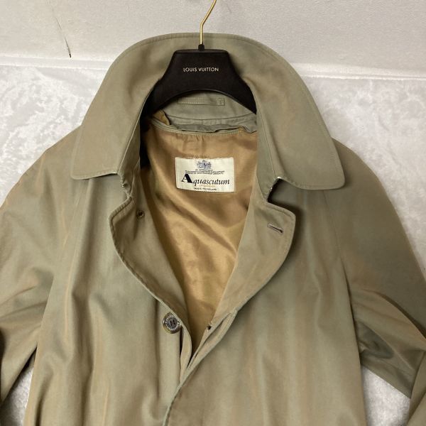 英王室御用達 Aquascutum アクアスキュータム イギリス製 フラノ地