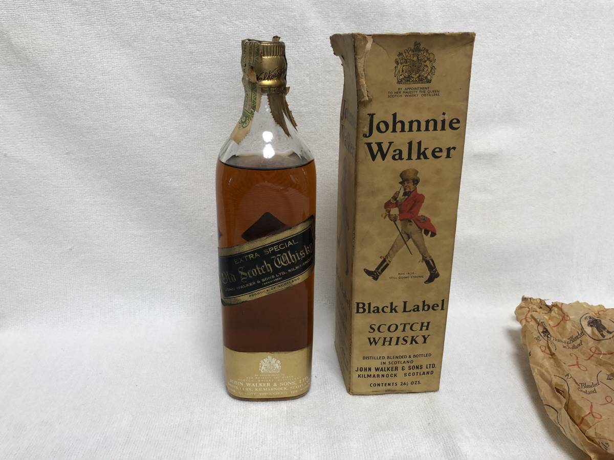 未開栓 古酒 Johnny Walker ジョニーウォーカー BLACK LABEL ブラック