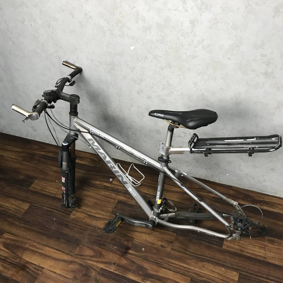 WY1/53 MARIN マリン EDGE BOBCATTRAIL 自転車 フレーム 部品取り ジャンク フレームセット マウンテンバイク アルミ★直接引き取り限定