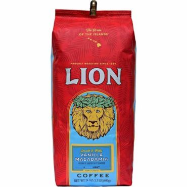 訳あり」ハワイ ライオンコーヒー バニラマカダミア 24oz(680g