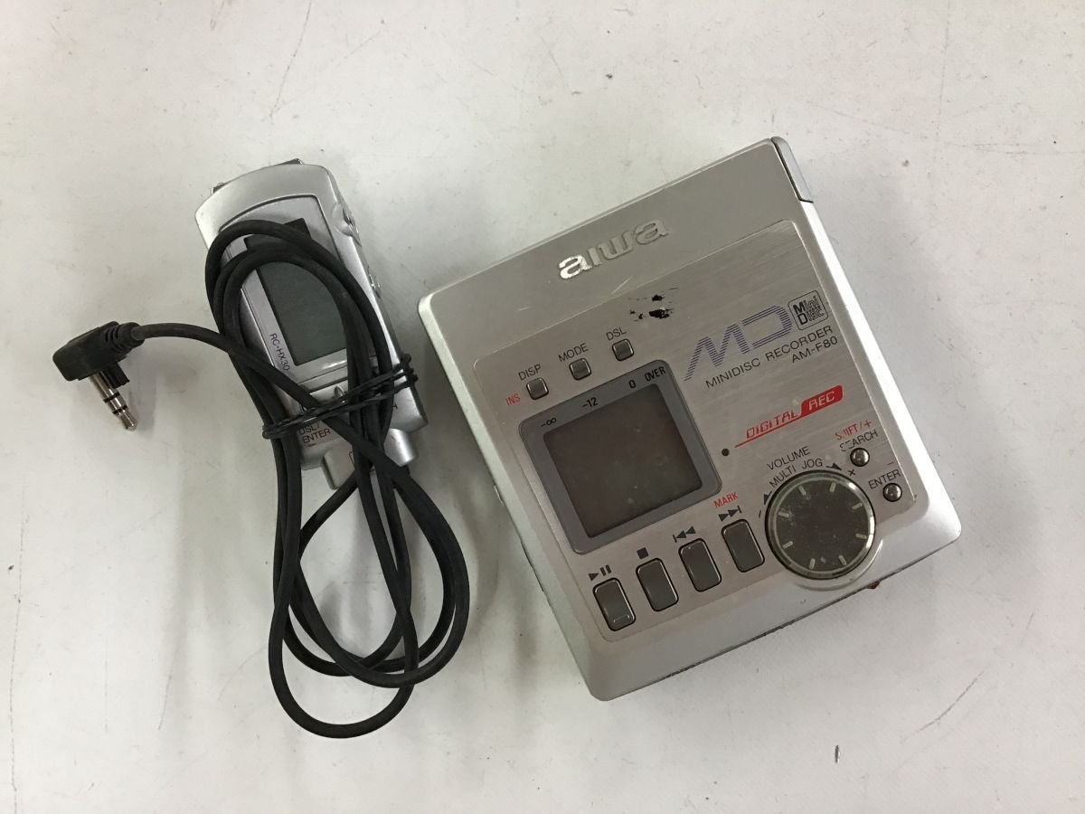 AIWA AM-F80 MD RECORDER ポータブル MDプレーヤー 希少 箱付き aiwa