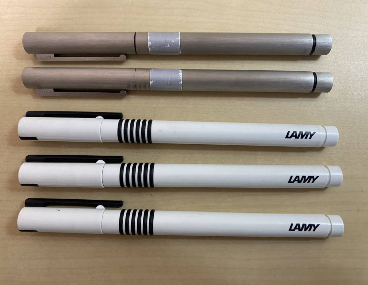 LAMY 万年筆 ボールペン 5本セット ラミー 万年筆 LAMY 5色 5本挿し EF