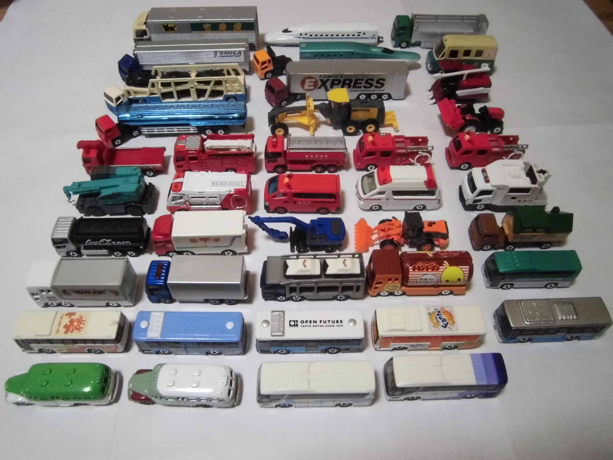 ★大量★中古車トミカ他★バス・トラック他はたらく車★色々まとめセット★