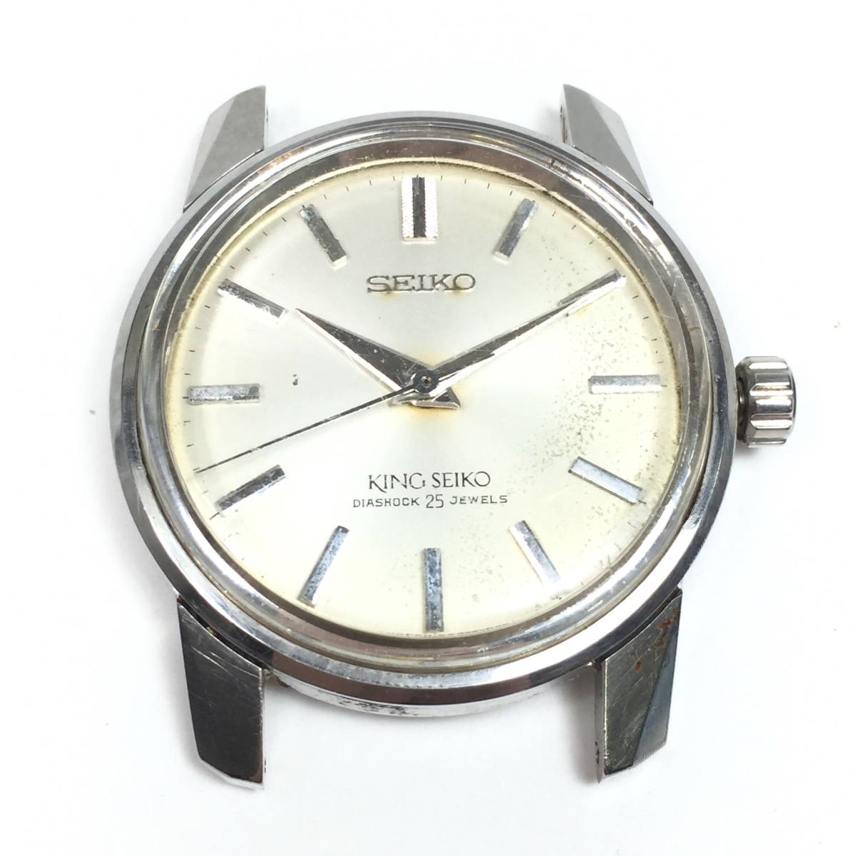 ▽KING SEIKO 44-9990 メダリオン 手巻き腕時計 DIASHOCK 25 JEWELS 25