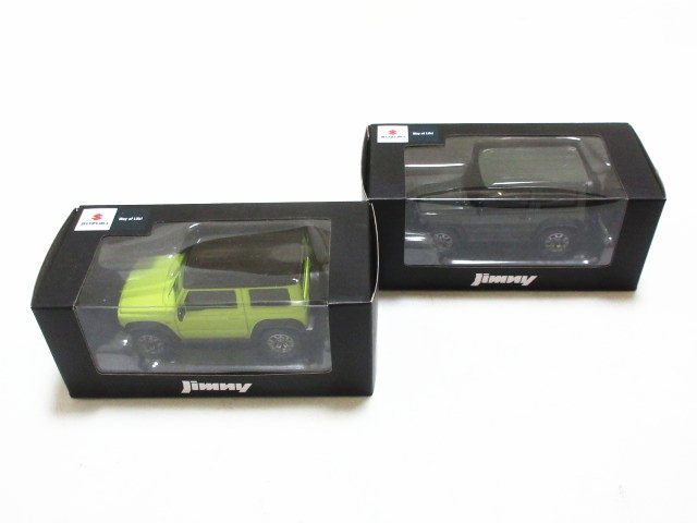 XT388 スズキ 純正 1/43 2018 新型ジムニー ミニカー 色違い 全長8cm  