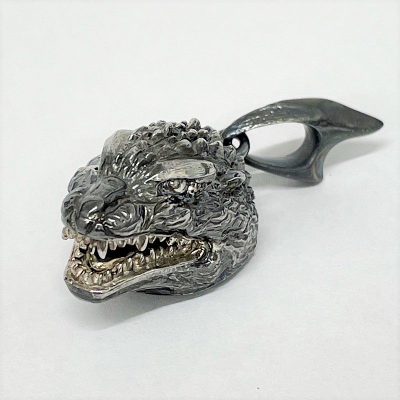 GOZZIRA 祥MODEL ゴジラ祥モデル　シルバーペンダントトップ ゴジラ50周年記念 GOZZIRA 祥MODEL ゴジラ 祥モデル ペンダント トップ