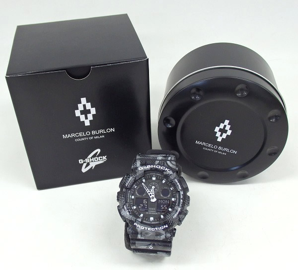 G-SHOCK GA-100MRB-1AJR マルセロブロン ジーショック