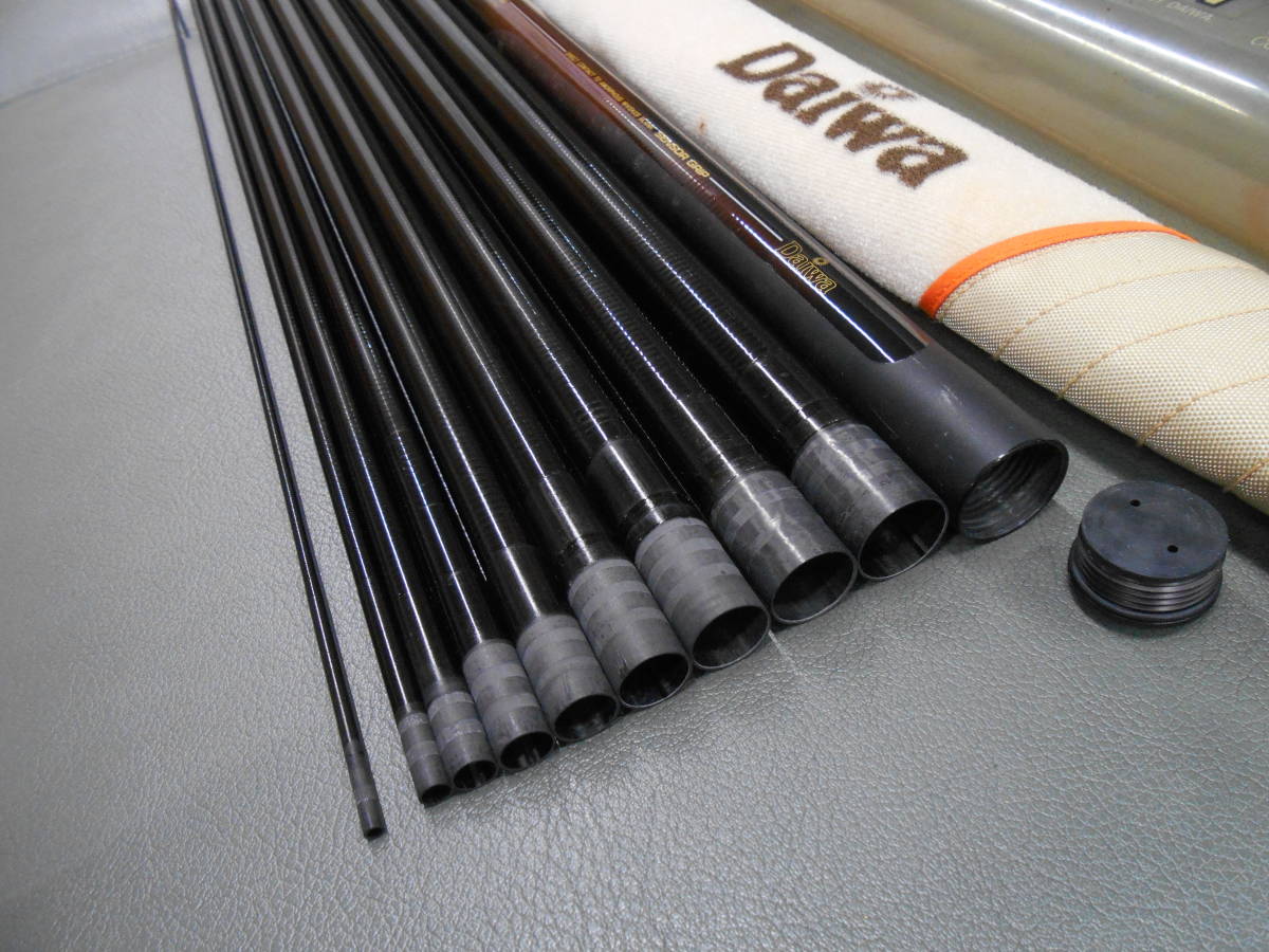 ダイワ精工名竿 渓流竿 アモルファスウイスカートーナメント琥珀本流