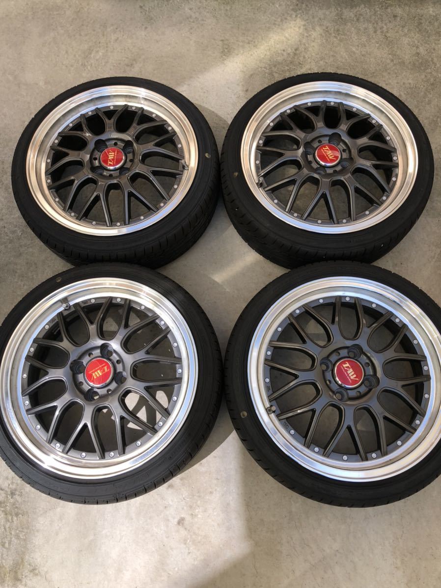 トライアルファレオウイングRMー9 6jー16+40-100 グッドイヤーLS2000ハイブリッド 165ー45ー16 タイヤとホイール新品同様タイヤセット 