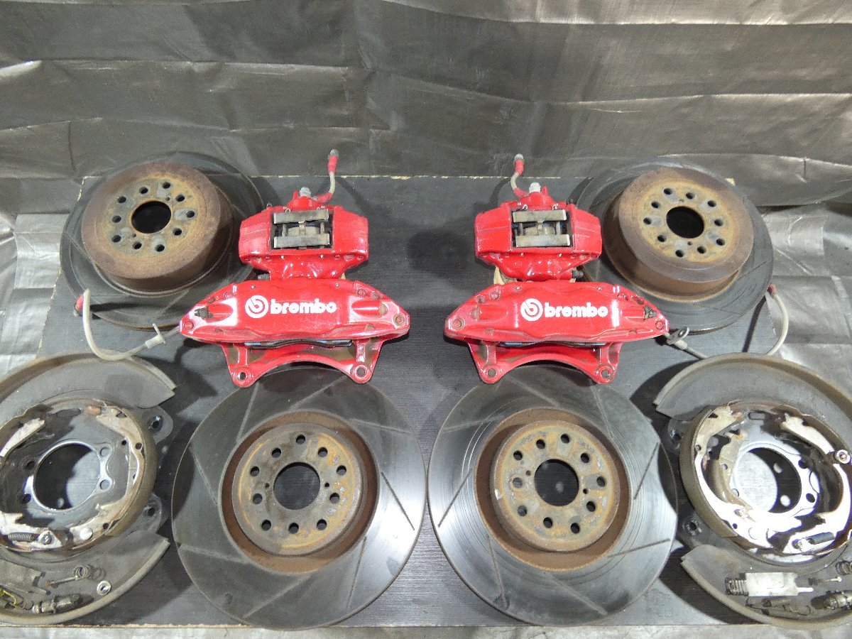 BP5 レガシィツーリングワゴン ブレンボ 4 2pot キャリパー 前後セット  