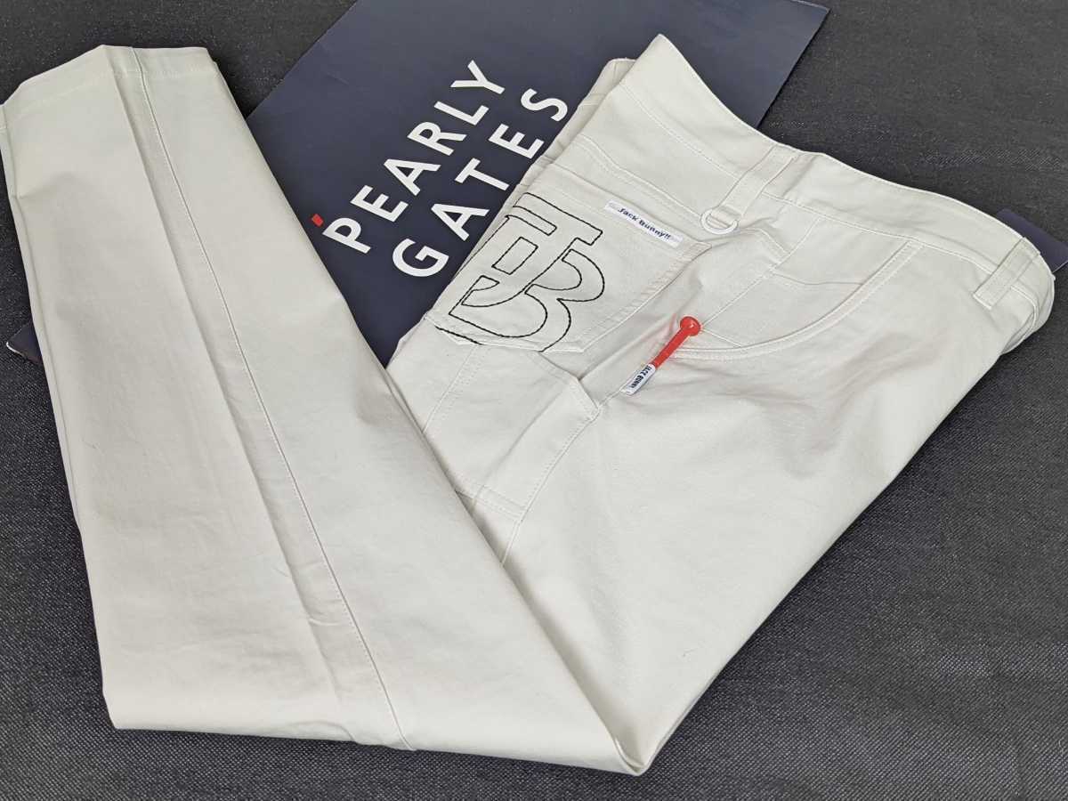 ★新品正規品春夏 パーリーゲイツ/ジャックバニー メンズスーパーストレッチパンツ 4(M) JBロゴが超カッコいい!　