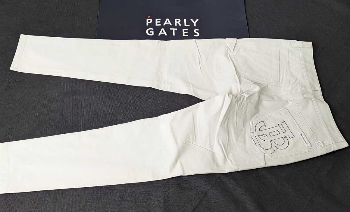 ★新品正規品春夏 パーリーゲイツ/ジャックバニー メンズスーパーストレッチパンツ 4(M) JBロゴが超カッコいい!　