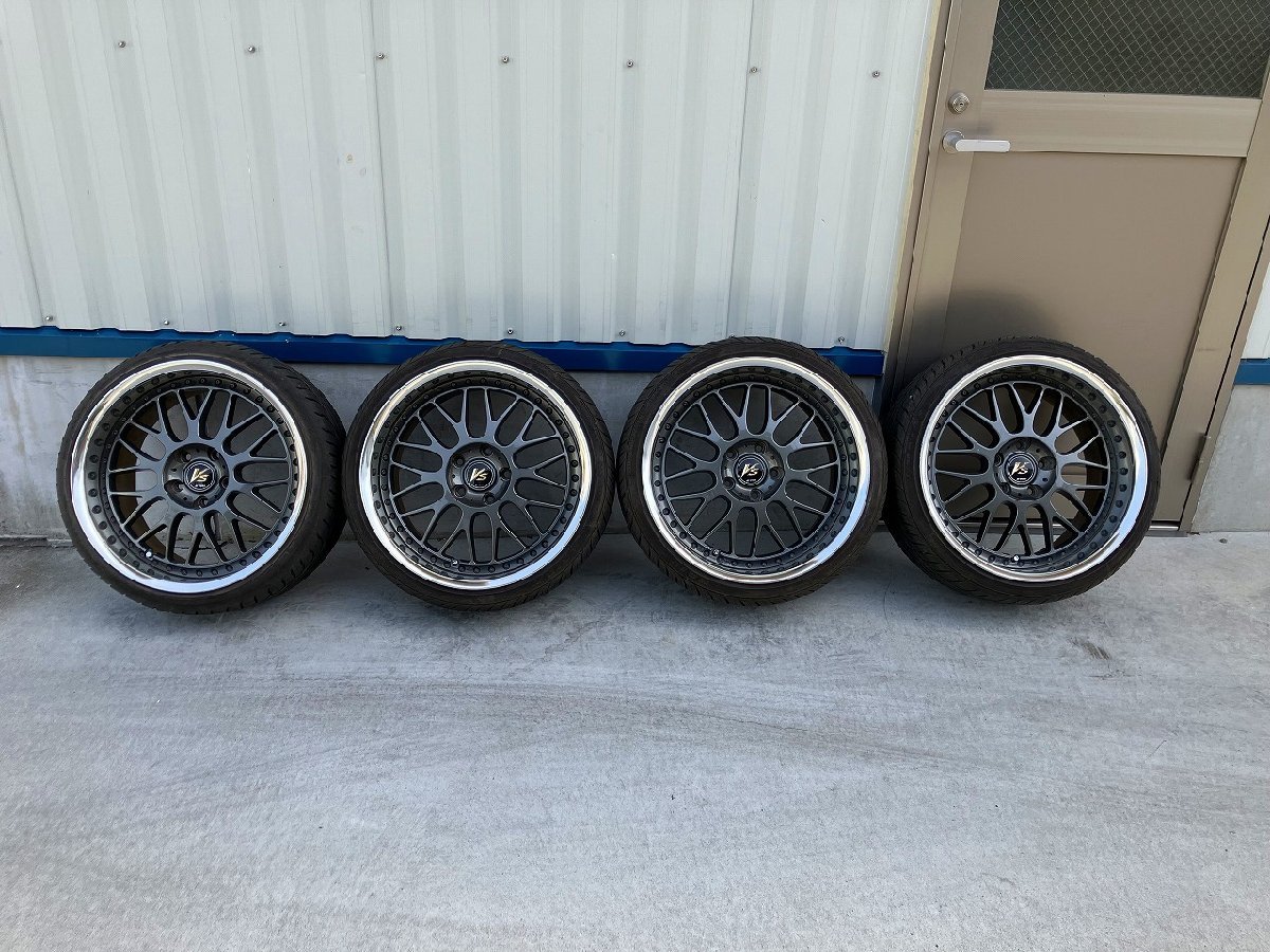 新N管理72698 H22 ヴォクシー ZRR70W】☆ ワーク WORK VS-XX 18インチ 