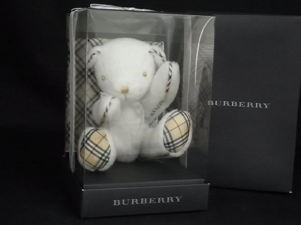 □新品□未使用□ BURBERRY バーバリー チェック柄 ハンカチーフ くま