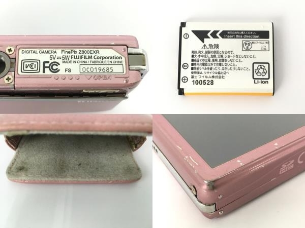 Z800EXR FUJIFILM FinePix ピンク デジタルカメラ フジフィルム