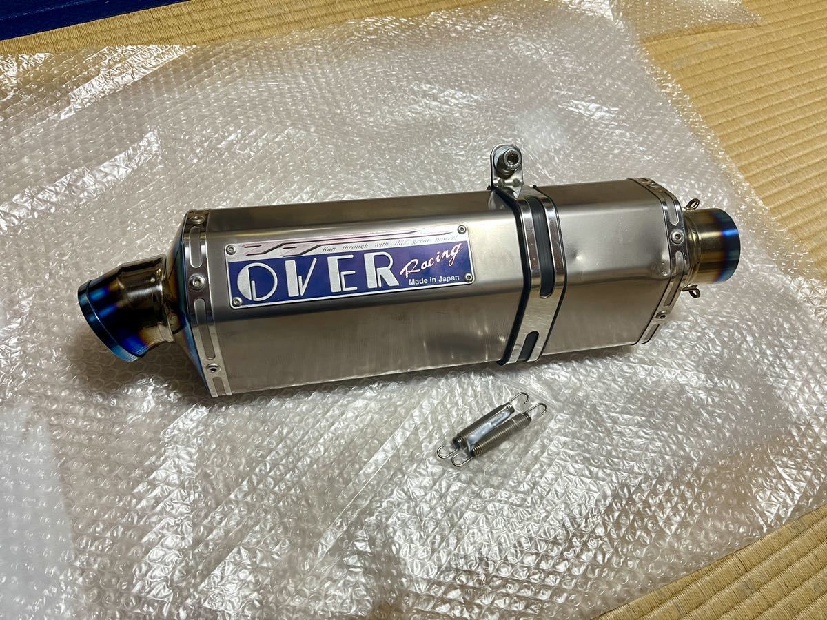 ★即決 OVERレーシング製 TT-formula フルチタンサイレンサー(検ZRX ダエグ CB1100SF ニンジャ YZF CBR GSX 隼 オーバー ヨシムラ BEET