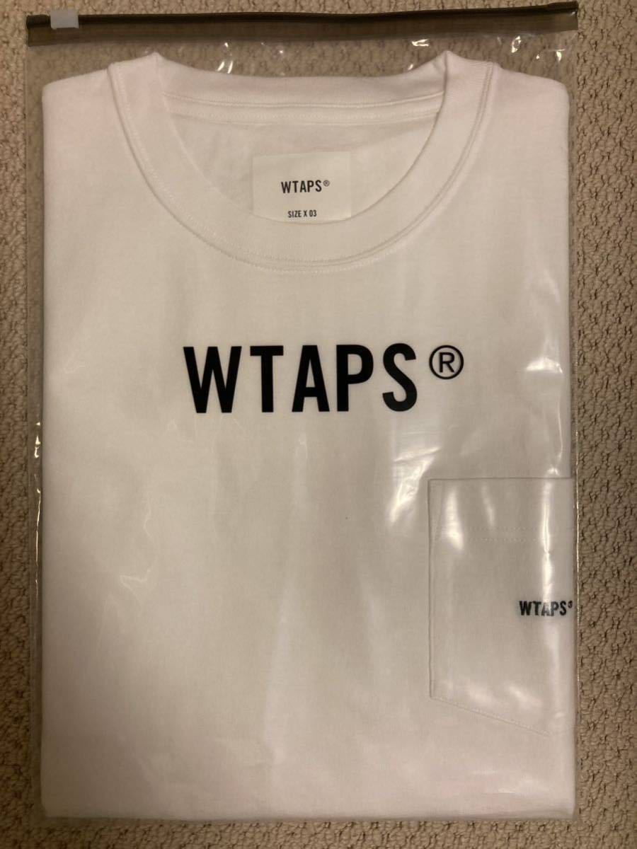 新品 Wtaps AII 02 SS Tee Shirt White LポケットTシャツ Pocket