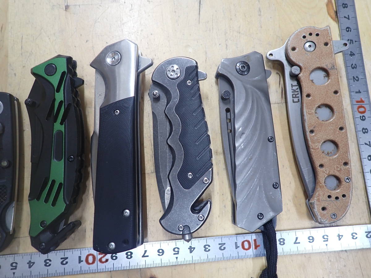 X18E』フォールディングナイフ 10点（10本）まとめてセット CRKT 
