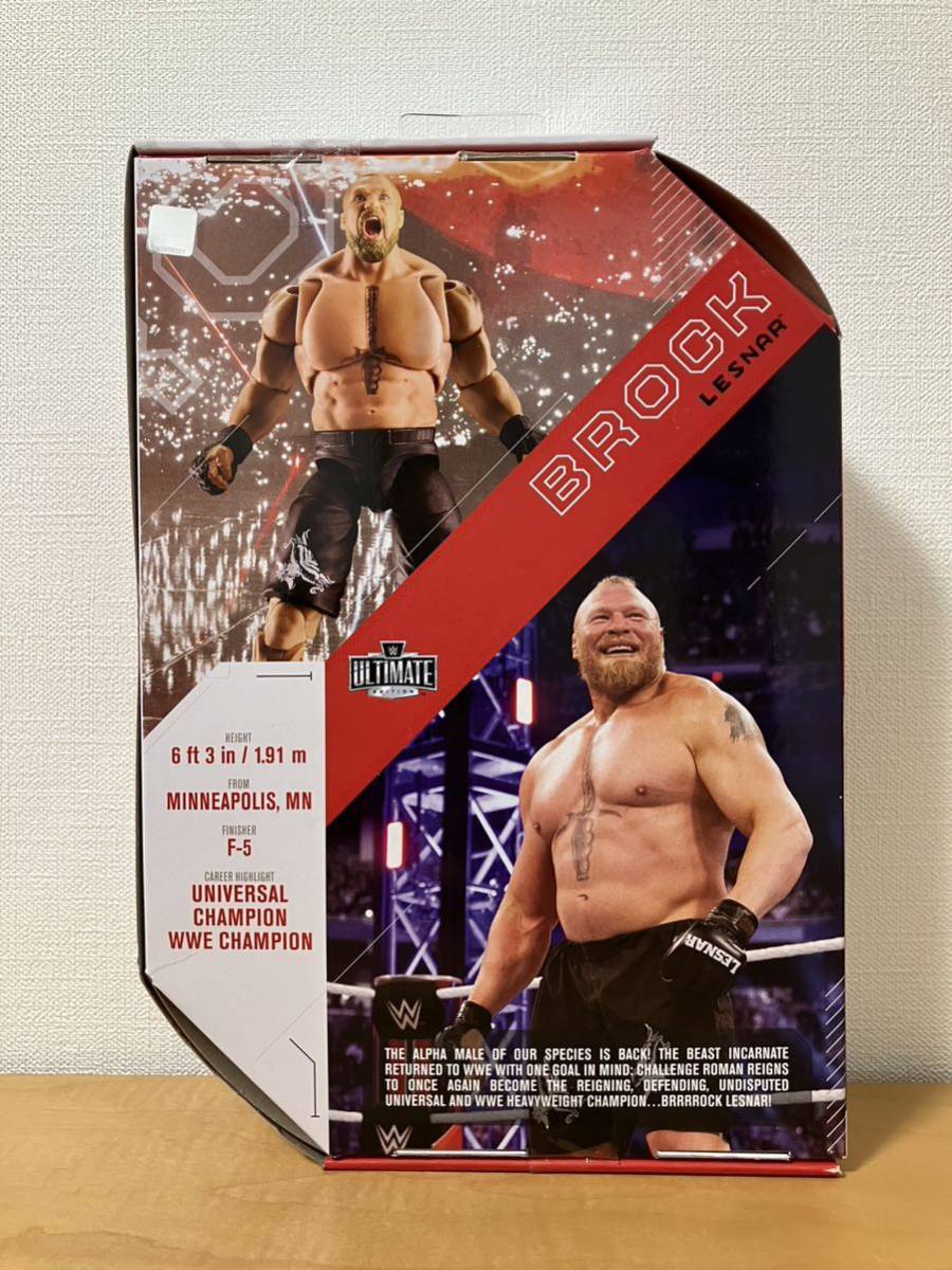 Mattel WWE : ロックの人気アイテム 0 box 未開封 ブロック・レスナー