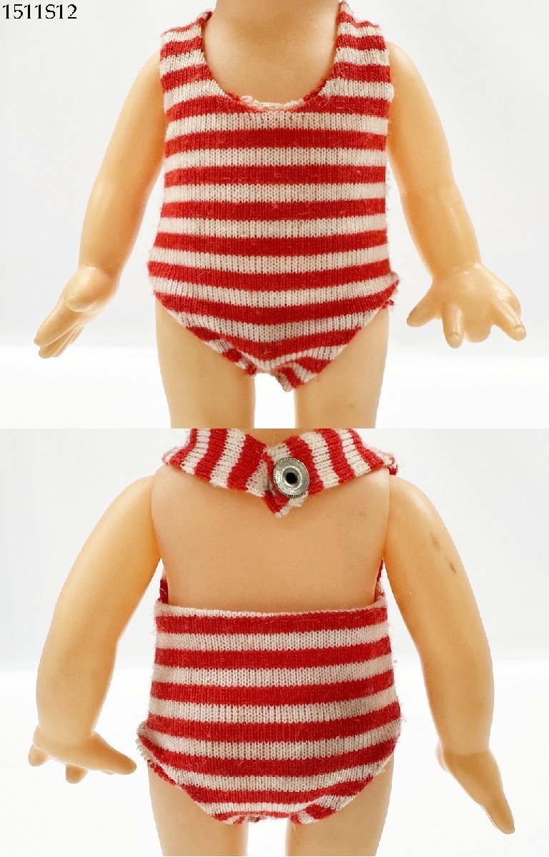 ☆当時物 まことちゃん ソフビ 人形 約22cm 水着 浮き輪 楳図かずお 
