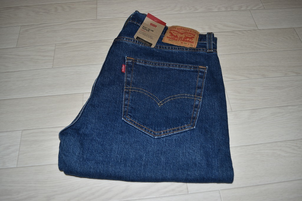 LEVI'S 512　W34　L32　スリム テーパー ストレッチ ジーンズ
